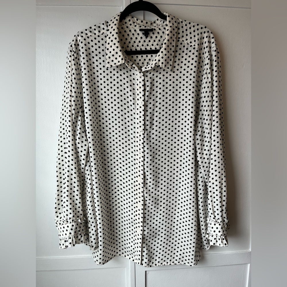 Polka Dot Button Down